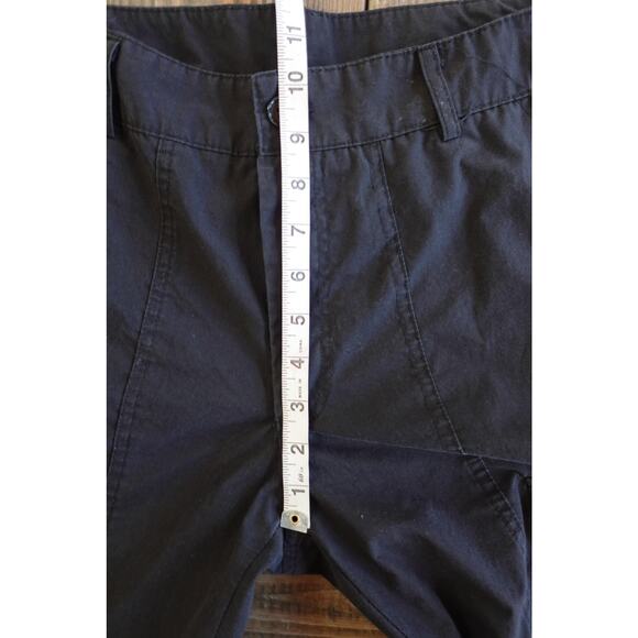 Orange Kiss Essentials Cargo Pants Womens Medium Black Utility Pockets Wide Leg - Picture 6 of 7